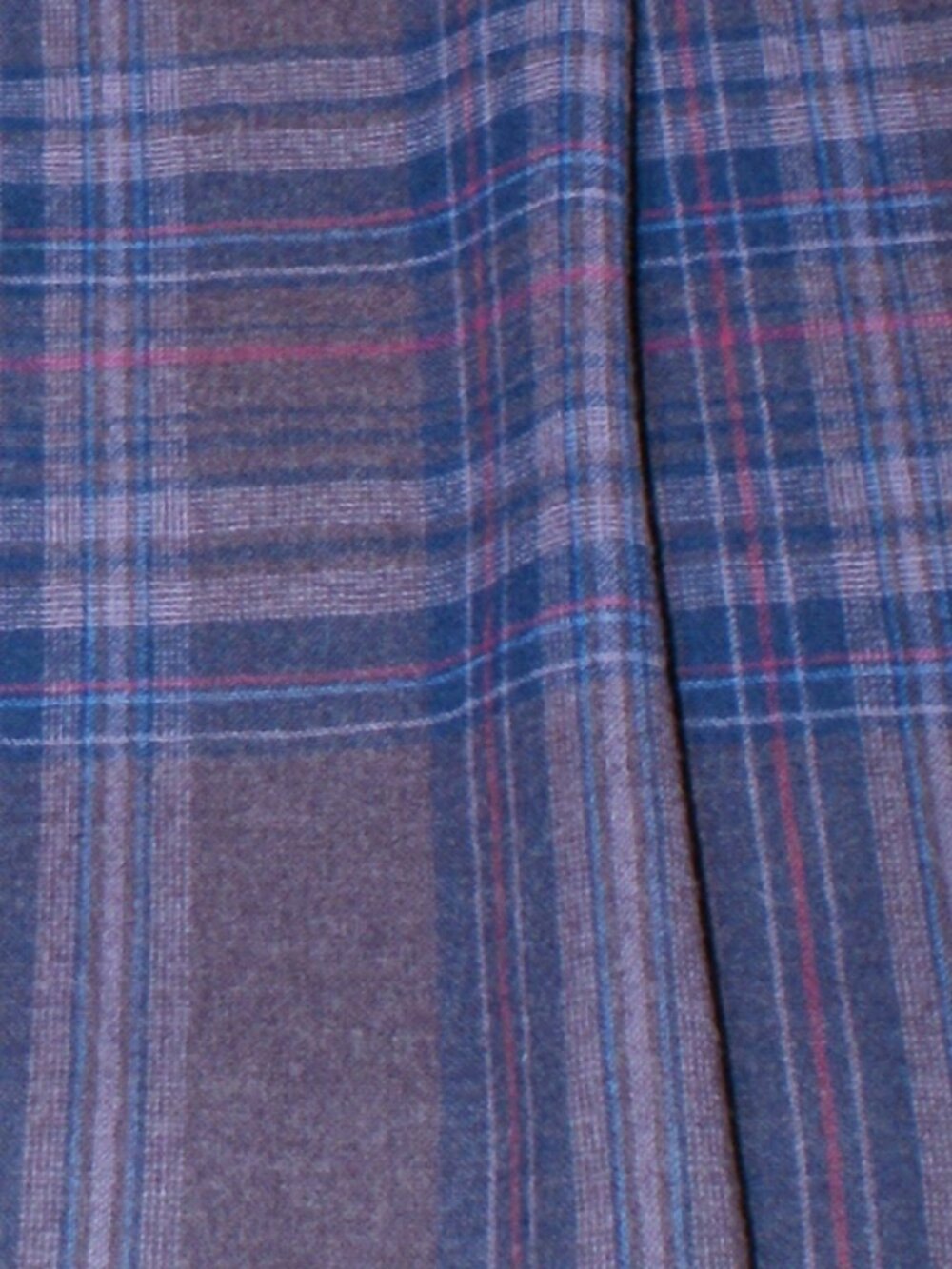 Pendleton Wool Purple and Blue Plaid A-Line Midi Skirt - 14 - EUC - Picture 10 of 16